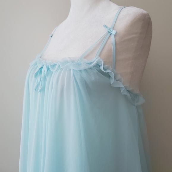 Betsey Johnson Tricot Ruffle Hem Slip Dress - Picture 12 of 15